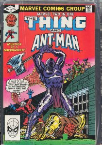 Marvel Two-in-One #87 (1982) The Thing