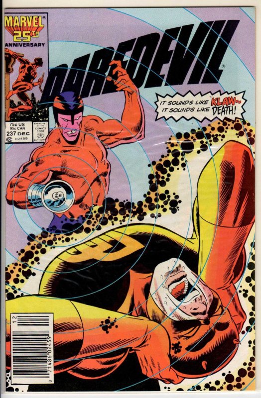Daredevil #237 Newsstand Edition (1986) 9.4 NM