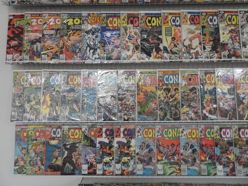 Huge Lot 140+ Comics W/ Avengers, X-Force, Conan+ Avg Fine Condition!!