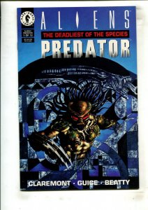 2PC PREDATOR LOT (9.0) BATMAN VS PREDATOR #1, ALIENS/PREDATOR #1!! 1991