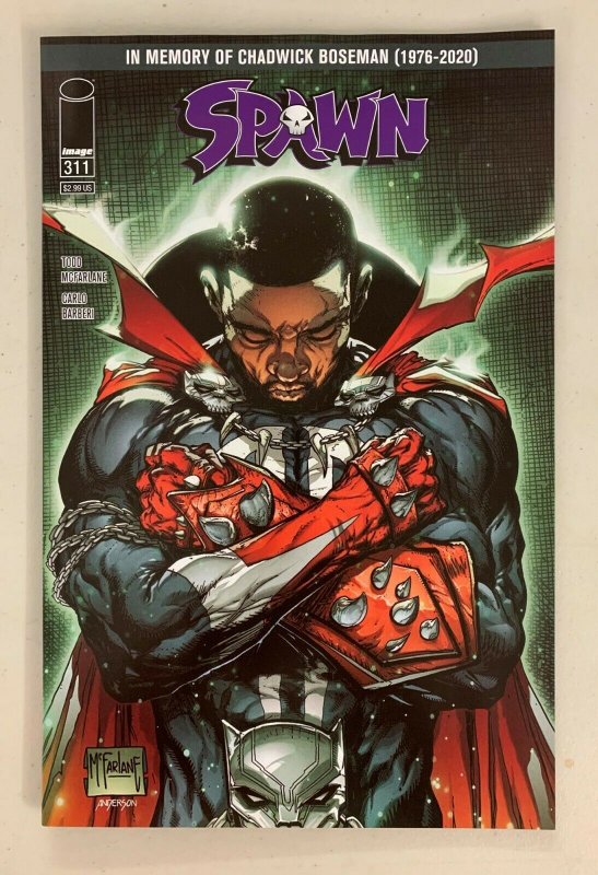 Spawn #311 Chadwick Boseman Tribute Covers B & D 9.2