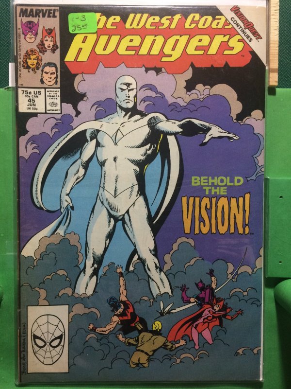 The West Coast Avengers #45 Behold, The Vision!