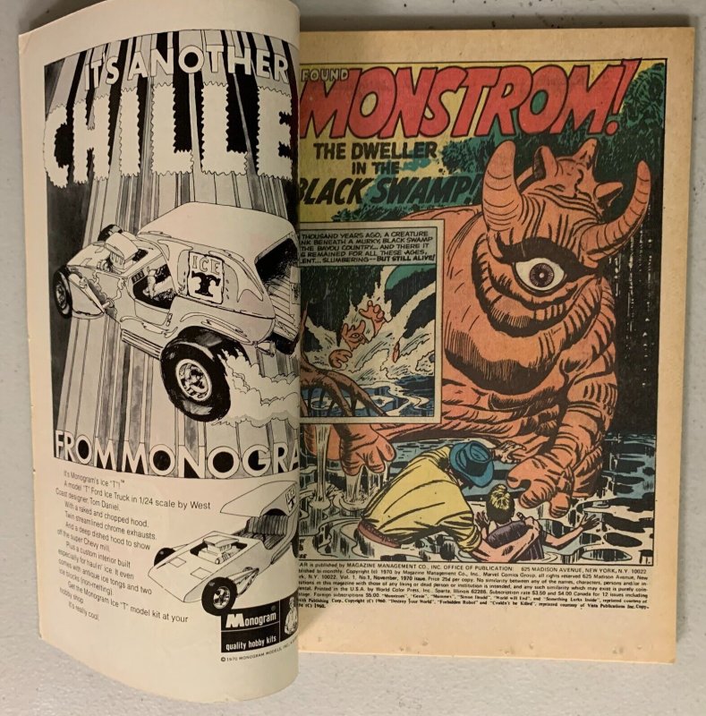 Fear #1 Marvel (6.5 FN+) Giant Size Issue (1970)