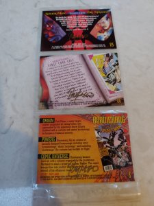 COMIC ARTIST RAY LAGO THREE CARD AUTOGRAPHED SET