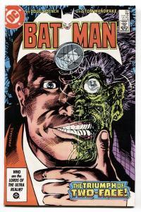 BATMAN #397 TWO-FACE issue-comic book 1986- DC