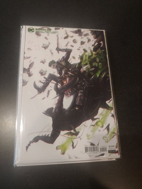 BATMAN 100 CVR B FRANCESCO MATTINA CARD STOCK VAR (DC COMICS 2020)