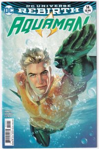 Aquaman #14 B March 2017 DC Rebirth Abnett Briones Eltaeb
