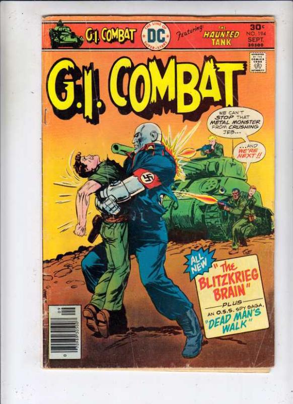 G.I. Combat #194 (Sep-76) GD/VG Affordable-Grade The Haunted Tank