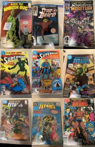 Lot of 9 Comics (See Description) Teen Titans, Superman, Star Brand, Strikefo...