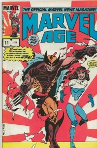 Marvel Age #11 ORIGINAL Vintage 1984 Marvel Comics Wolverine