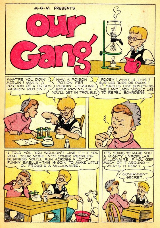 OUR GANG COMICS #22 (Mar1946) 8.0 VF  WALT KELLY CARL BARKS John Stanley! 52 pgs