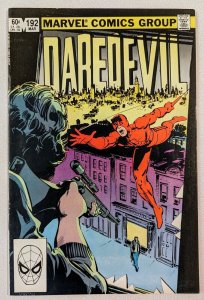 Daredevil #192 (1983) Upper Mid Grade Kingpin! Klaus Janson Cover