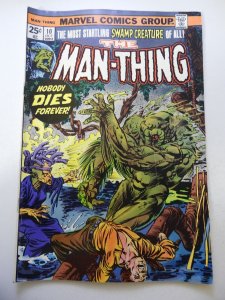 Man-Thing #10 (1974) FN Condition MVS Intact