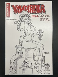 Vampirella Helliday Special #1 CVR D 1:10 LINSNER LINE ART VAR PROSHIPPER