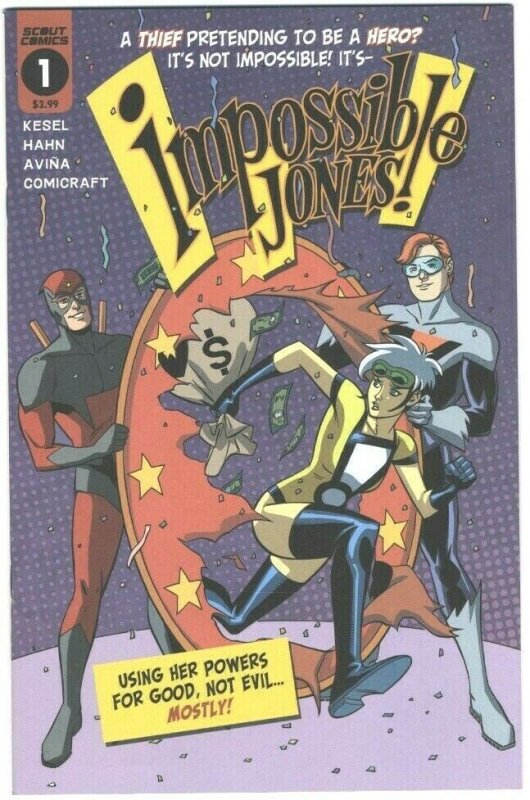 IMPOSSIBLE JONES #1 COVER A HAHN & KESEL - SCOUT COMICS - SEPTEMBER 2021