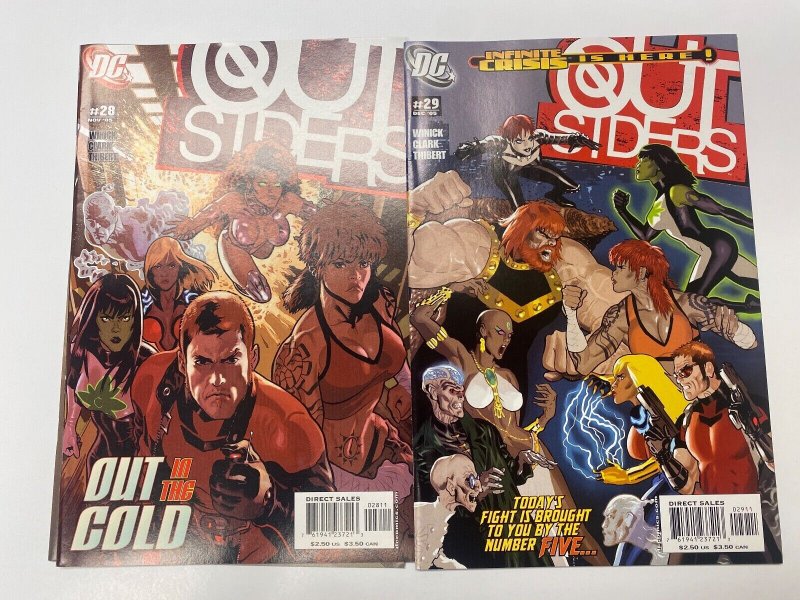 6 Outsiders DC COMICS #26 27 28 29 30 31 74 KM4