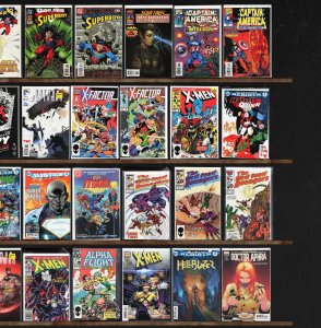 Huge Lot 140+ Comics with West Coast Avengers, Spawn, Superboy & More!