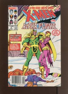 X Men Alpha Fight #2 - Bob Wiacek Art! (7.5) 1986