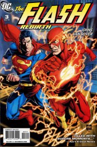 Flash, The: Rebirth #3 VF ; DC | Superman Race Geoff Johns Ethan Van Sciver