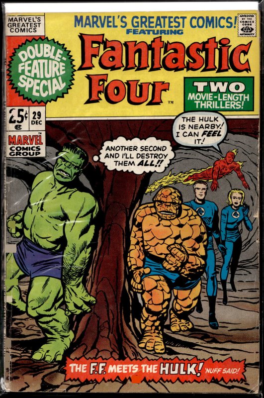 Marvel's Greatest Comics #29 (1970) Fantastic Four