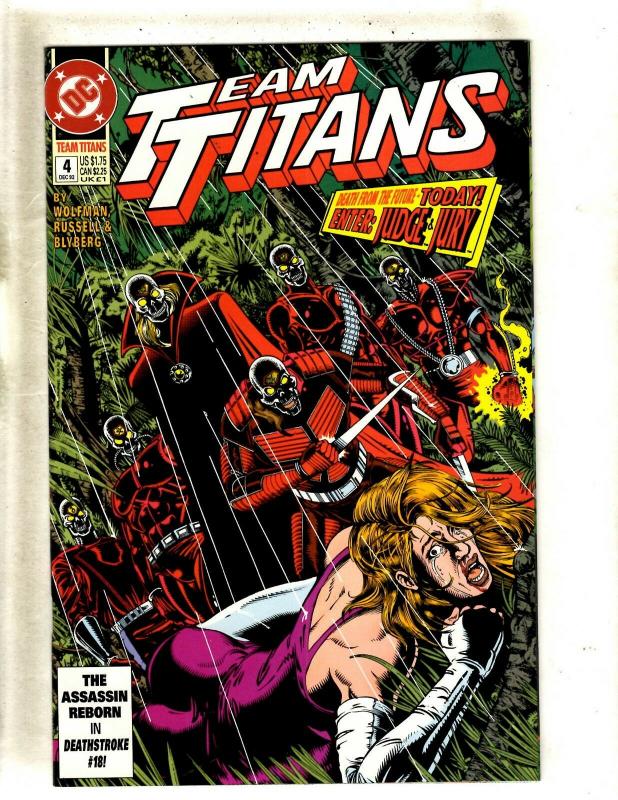 Lot Of 12 Team Titans DC Comic Books # 4 4 5 6 7 8 9 10 11 12 13 14 Robin JF14