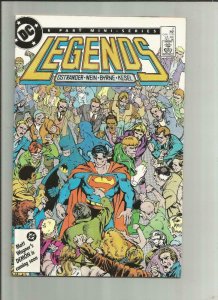 LEGENDS #3, VF/NM, Batman, John Byrne, Superman, DC, 1986 more in store