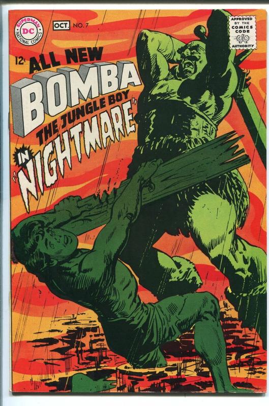 BOMBA THE JUNGLE BOY #7 1968-DC COMICS-DRUGS IN THE WATER ISSUE-vf
