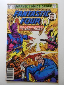 Fantastic Four #212 Clash of The Titans! Sharp Fine- Condition!