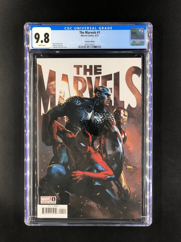 The Marvels #1 Dell'Otto Cover (2021) CGC 9.8 1:50 Incentive Variant