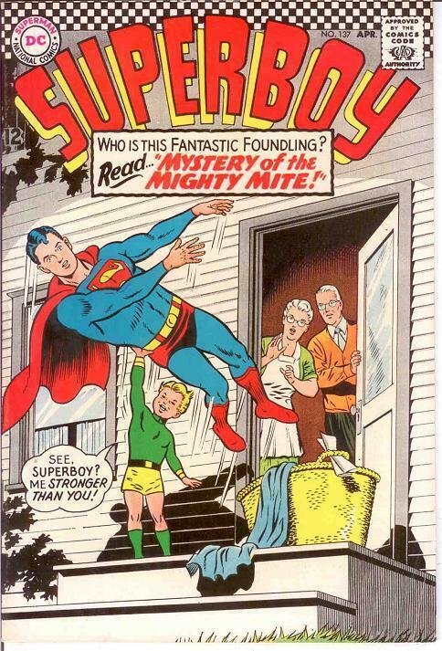 SUPERBOY 137 VG+  April 1967 COMICS BOOK