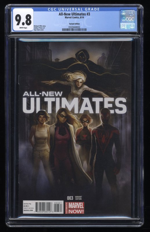 All-New Ultimates #3 CGC NM/M 9.8 White Pages Oum Variant