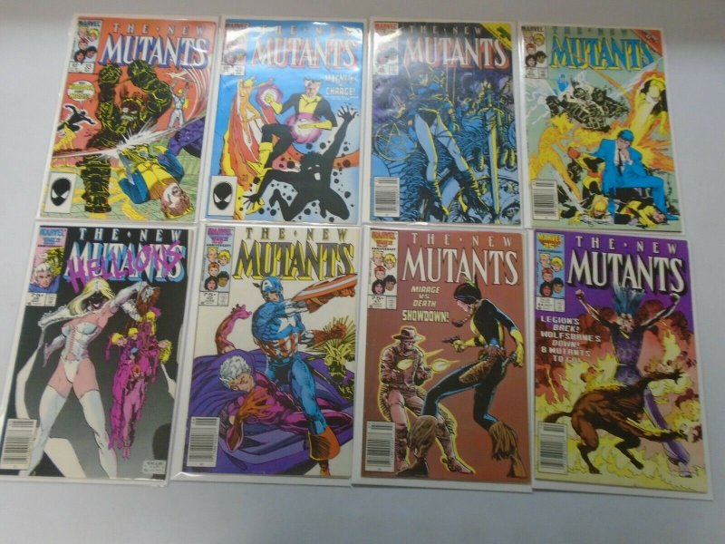 New Mutants comic lot 40 different from #3-85 avg 5.0 VG FN (1983-90 1st Series)