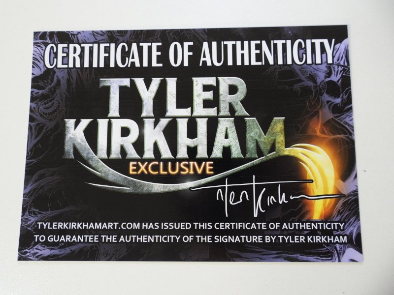 Ninja Funk #1 Signed W/ COA VF+ Condition