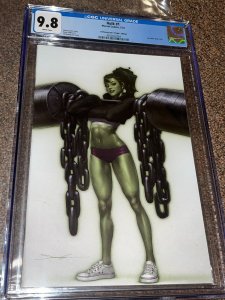 Hulk 1 (2022) Jeehyung Lee Virgin Variant Cover, CGC Graded 9.8