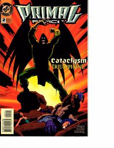 Lot Of 2 DC Comic Book Crimson Avenger #2 and Primal Force #2 BH54