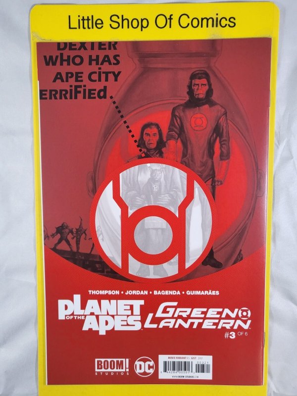 Planet of the Apes Green Lantern #3 Gist 1:10 Variant 2017 Boom! Homage Cover