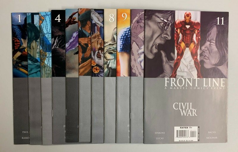 Civil War Front Line #1-11 Set (Marvel 2006) Paul Jenkins (7.0-9.0)