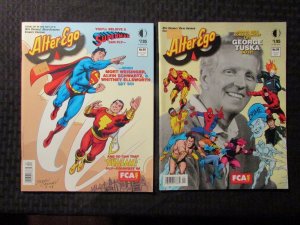 2010/11 ALTER EGO Magazine #98 & #99 VF- 7.5 George Tuska / Shazam!