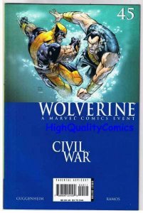 WOLVERINE #45, NM-, X-men, 1st printing, Civil War, 2003, more in store