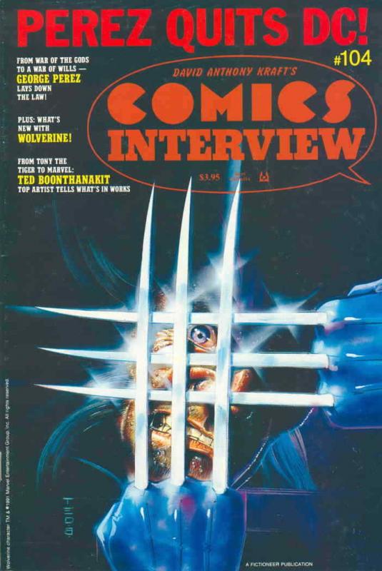 Comics Interview #104 FN; Fictioneer | save on shipping - details inside