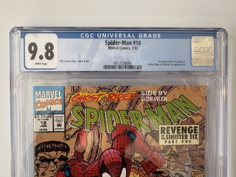 Spider-Man #18 CGC 9.8 (1992)