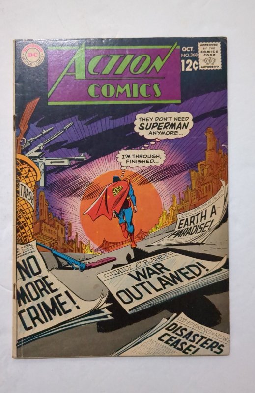 Action Comics #368 (1968) VG+ 4.5