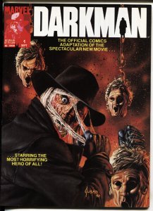 Darkman #1 comic magazine adaptation 1990 First issue