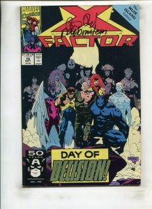 X-FACTOR #70 (9.0) SIGNED BY PETER DAVID & JOSEF RUBINSTEIN!! 1991