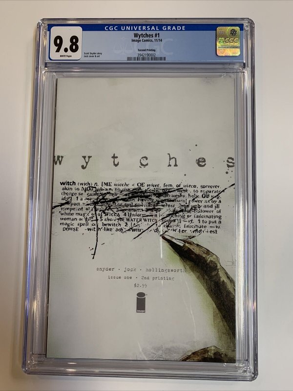Wytches (2014) # 1 (CGC SS 9.8) 2nd Print Rarer | New Show Coming Soon