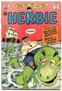 HERBIE #11-1965-RIDING ON A SEA MOSTER-FAT FURY fn 