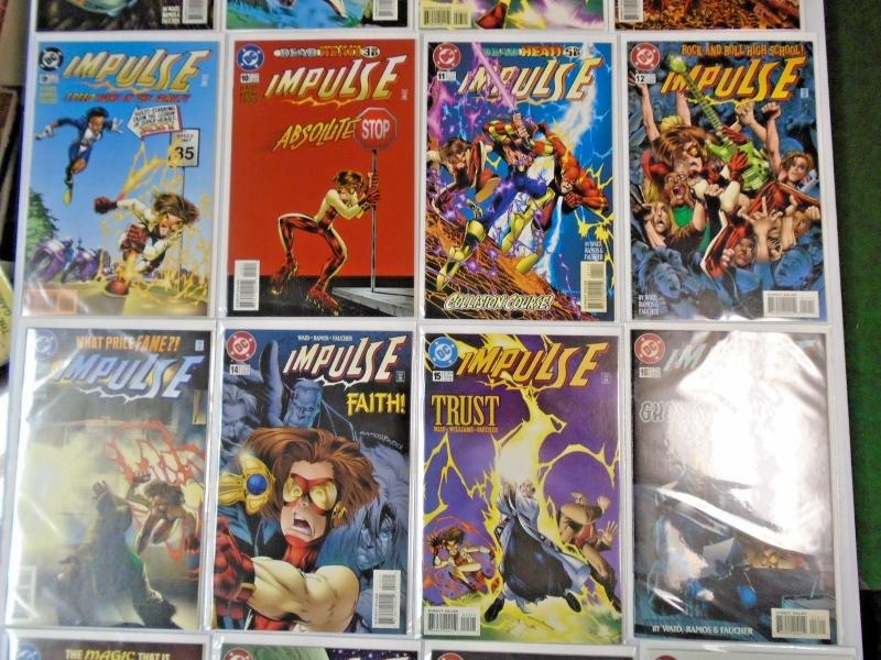 Impulse Set:#1-89 Missing:#39,40,42,43,44, 45,46, 8.0/VF (1995)