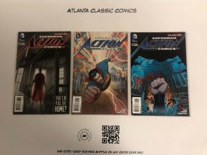 3 Action Comics DC Comic Books Superman #36 37 38 Flash Aquaman Batman 124 KE1