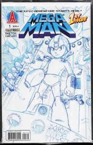 Mega Man #1 Variant Cover (2011) Mega Man