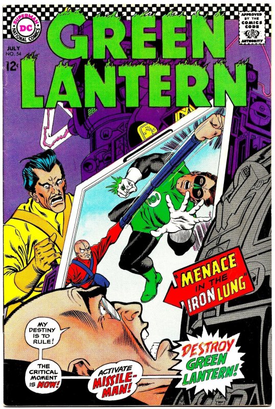 GREEN LANTERN #54 (July1967) 9.0 VF/NM ★ Gil Kane at the Top of His Game!!